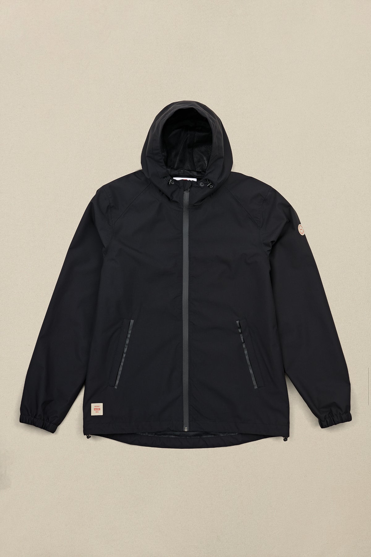 Chaquetas Globe Breaker Spray Negras | Peru-869301