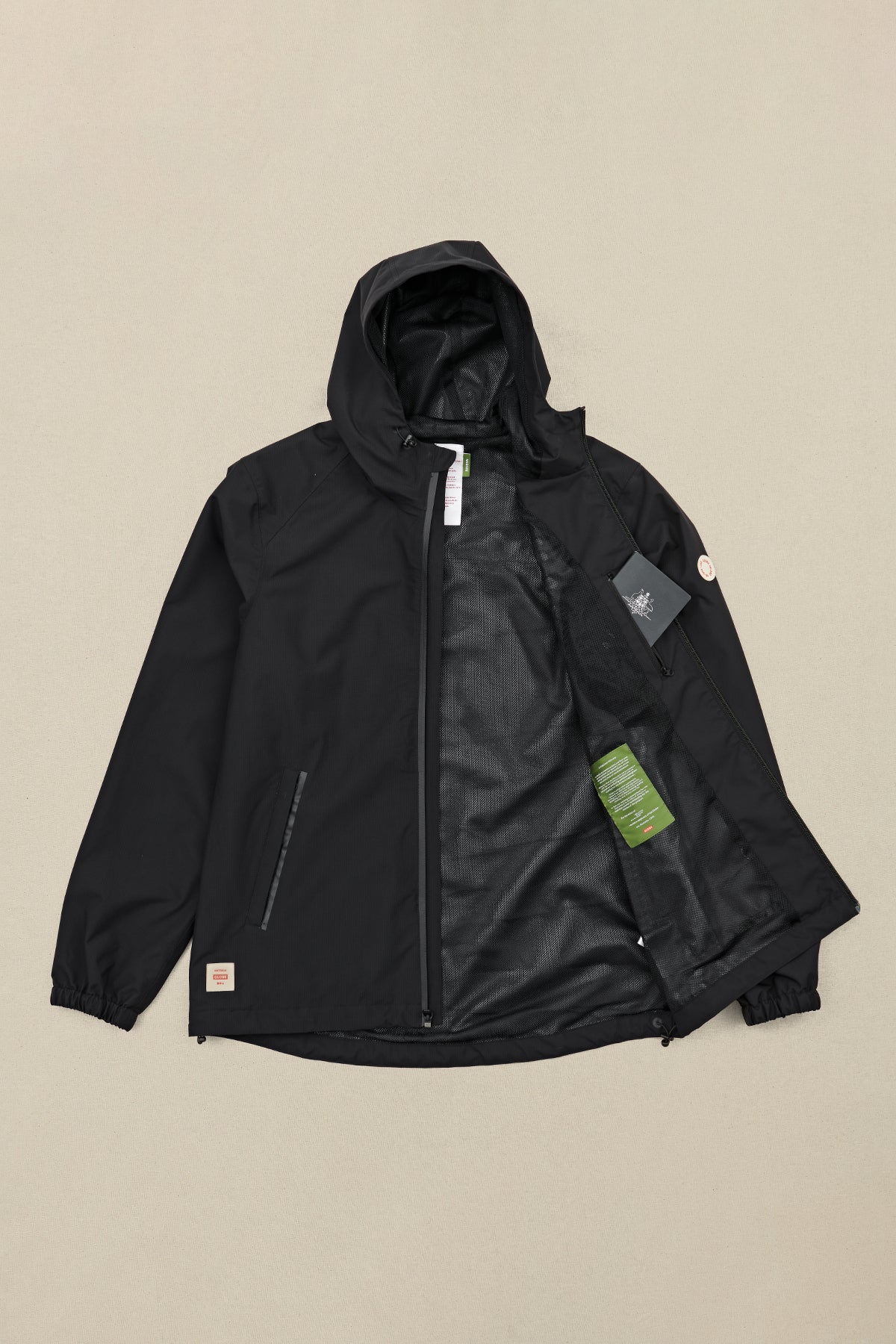 Chaquetas Globe Breaker Spray Negras | Peru-869301