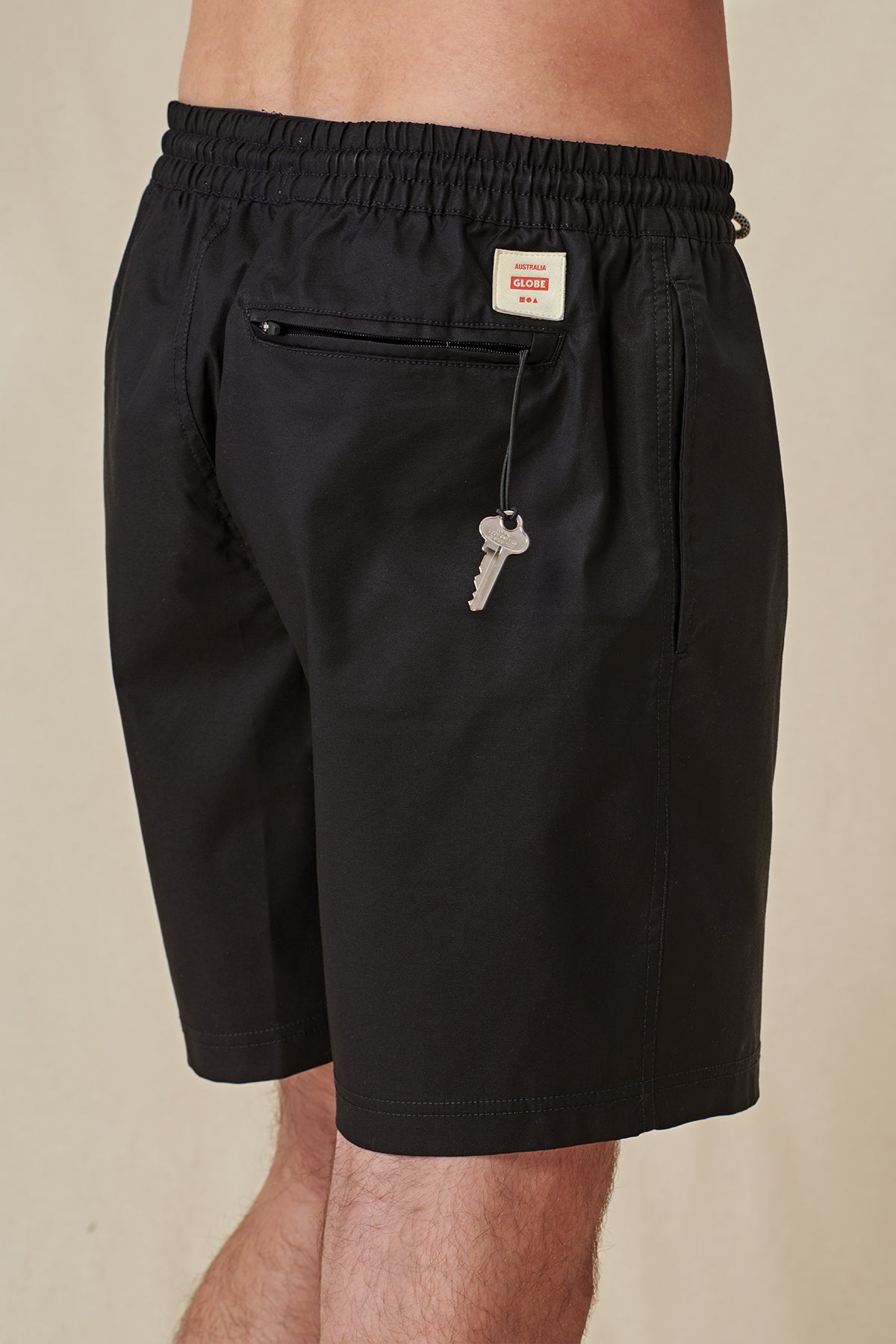 Pantalones Cortos Globe Clean Swell Negras | Peru-256783