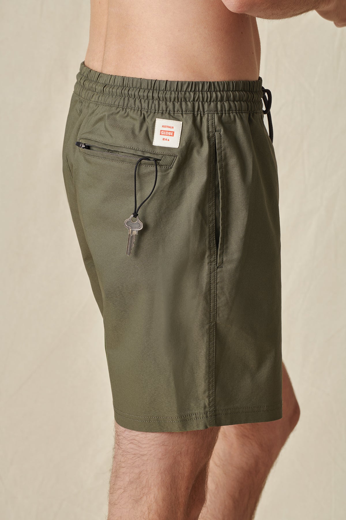 Pantalones Cortos Globe Clean Swell Verde Oliva | Peru-853742