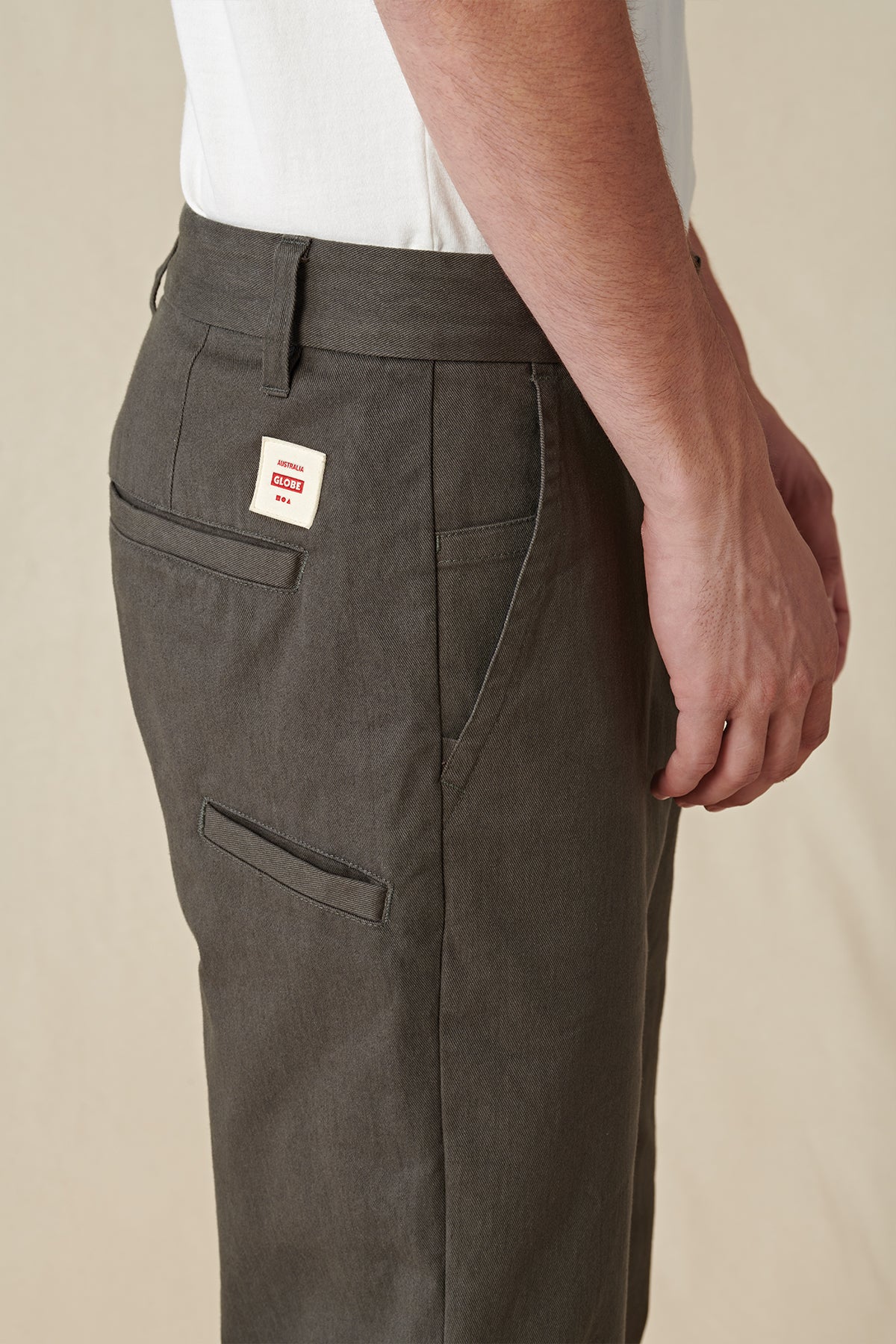 Pantalones Globe Foundation Gris | Peru-854312