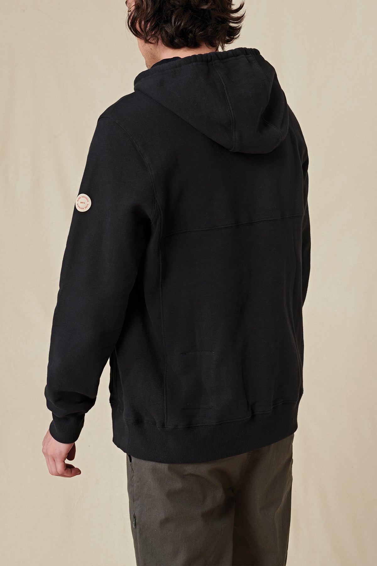 Sudadera Con Capucha Globe Burly Negras | Peru-510928