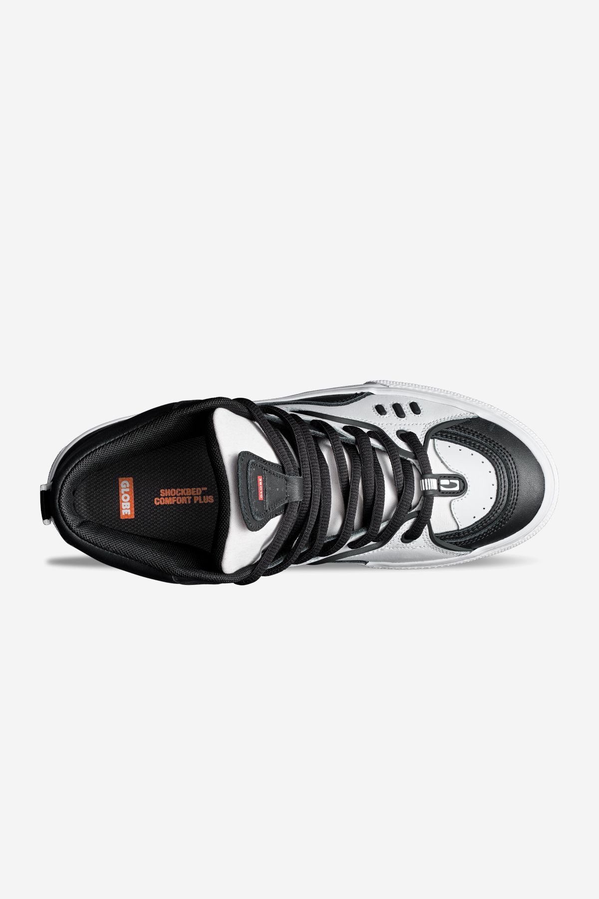 Zapatillas Skate Globe Dimension Black/White | Peru-709631