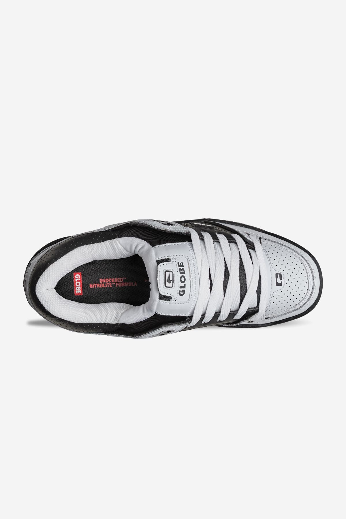 Zapatillas Skate Globe Fusion Black/White | Peru-354689