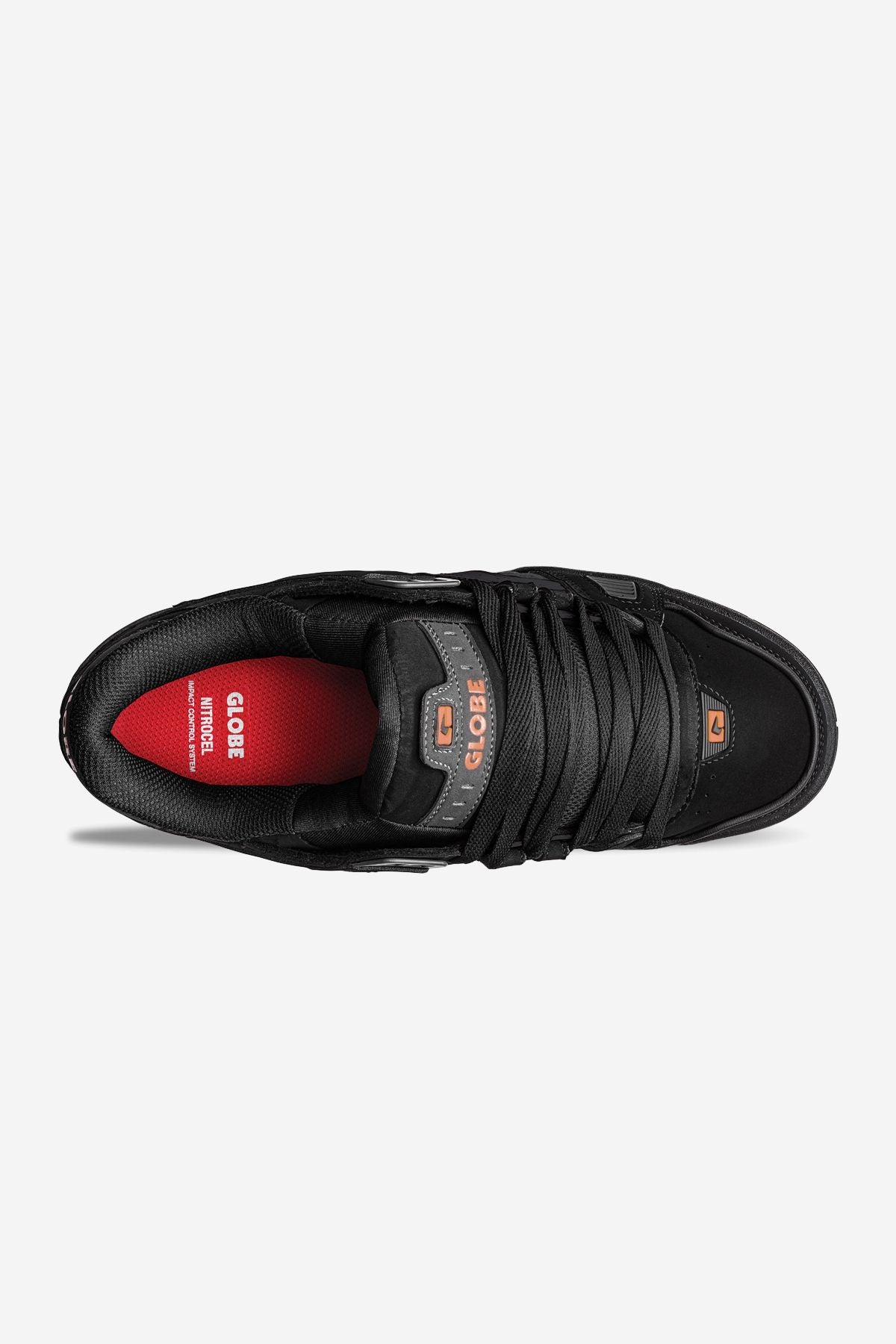 Zapatillas Skate Globe Sabre Black/Grey/Red | Peru-780354