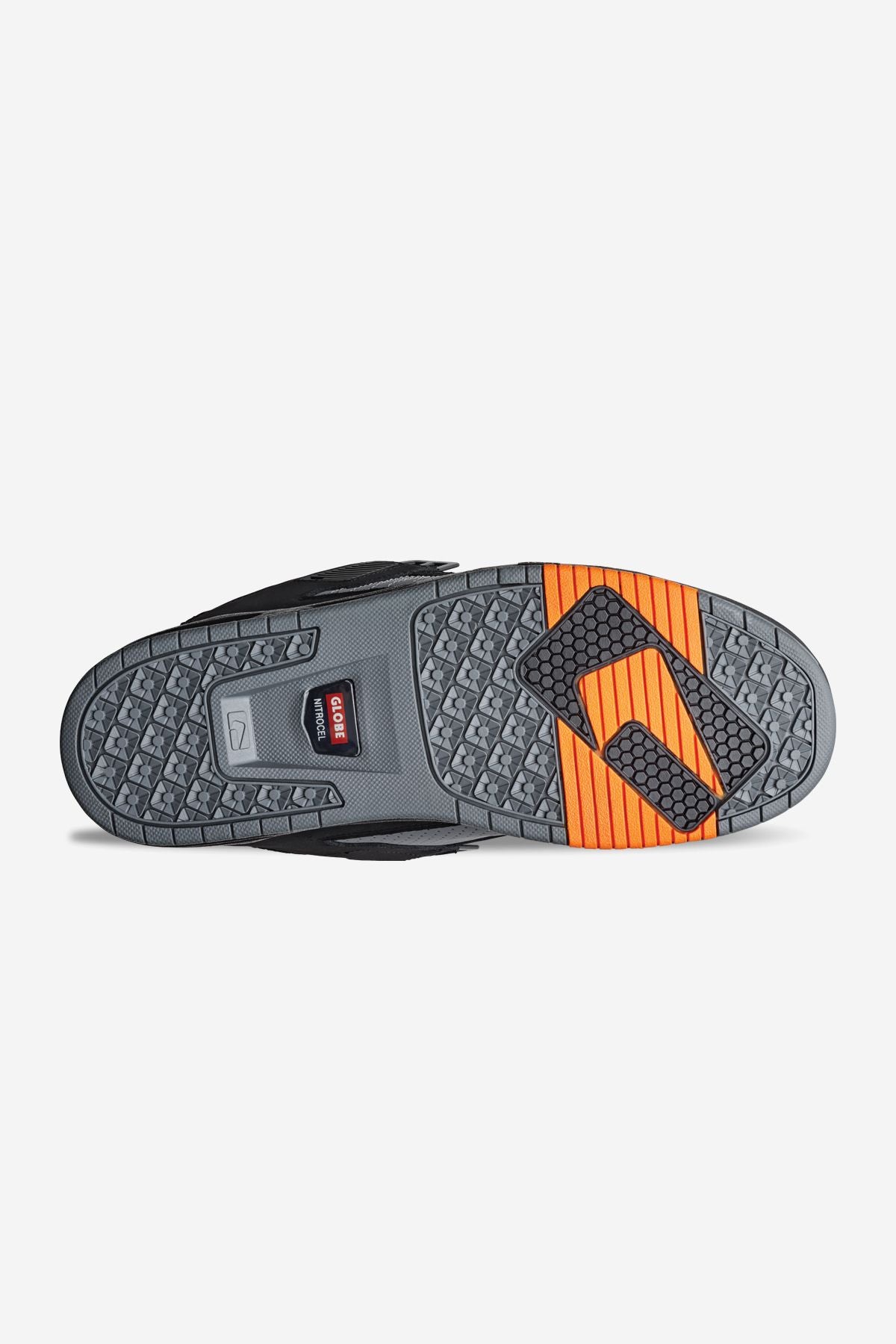 Zapatillas Skate Globe Sabre Black/Grey/Orange | Peru-964187