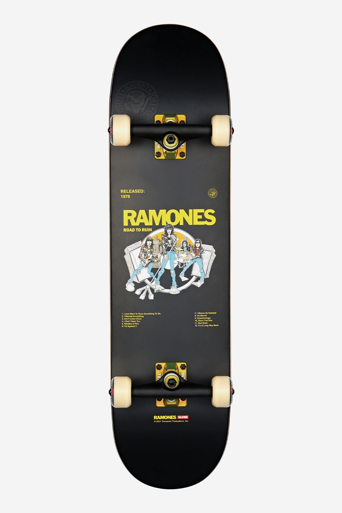 Complete Skateboards Globe G2 Ramones 8.25" Negras | Peru-370469