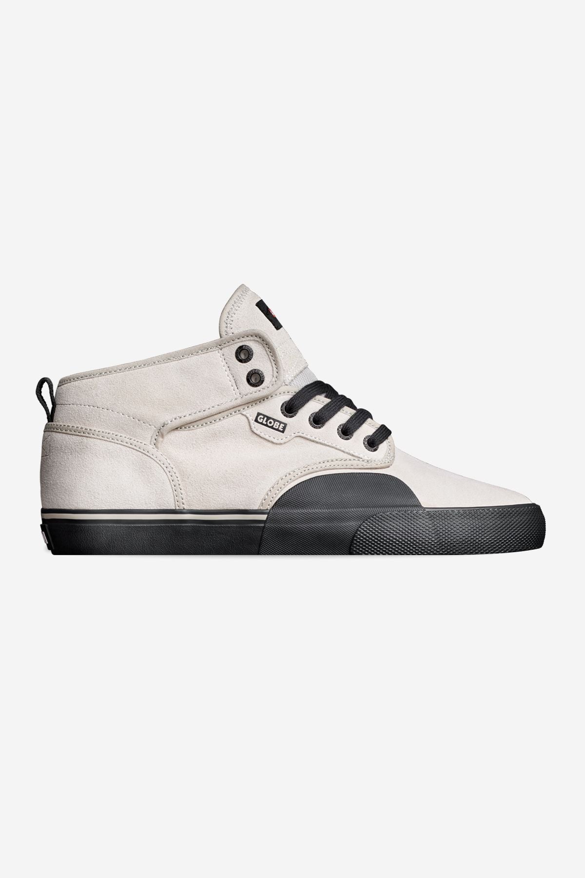 Zapatillas Skate Globe Motley Mid White/Black | Peru-935802